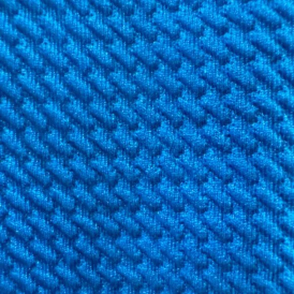 Vince Camuto | Blue & White Sleeveless Shift V Neck Detail Dress - Size 12 - Picture 4 of 5